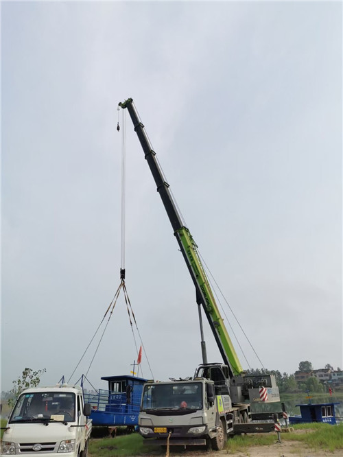遂宁市桥梁建设吊装案例